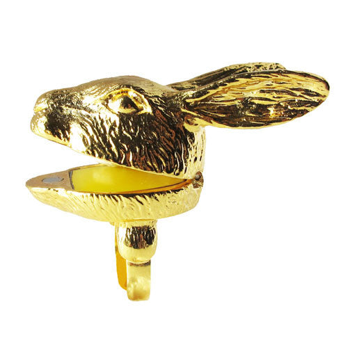 Hartley Hare Lip Balm Ring - Andrea Garland