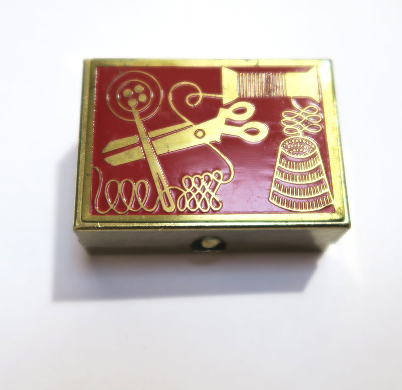 Vintage Pill Box with Lip Balm - Make, Do and Mend - Andrea Garland