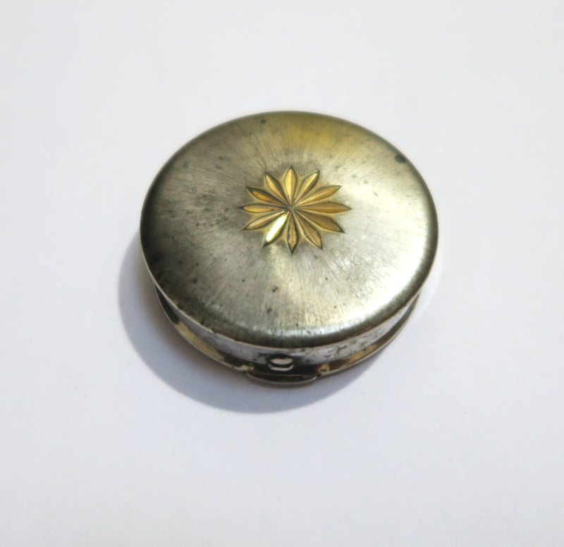Vintage Pill Box with Lip Balm - Gold Star - Andrea Garland