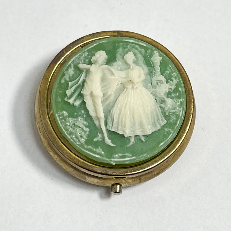 Vintage Pill Box with Lip Balm - Cameo