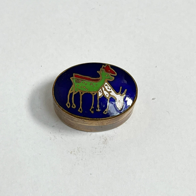 Vintage Pot with Lip Balm - Goats