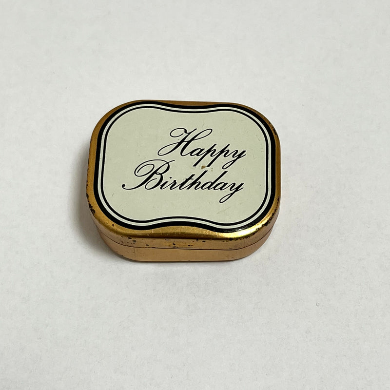 Vintage tin with Lip Balm - Happy Birthday