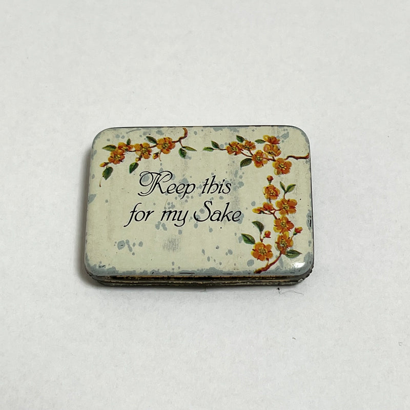 Vintage Tin with Lip Balm - Keep this for my sake