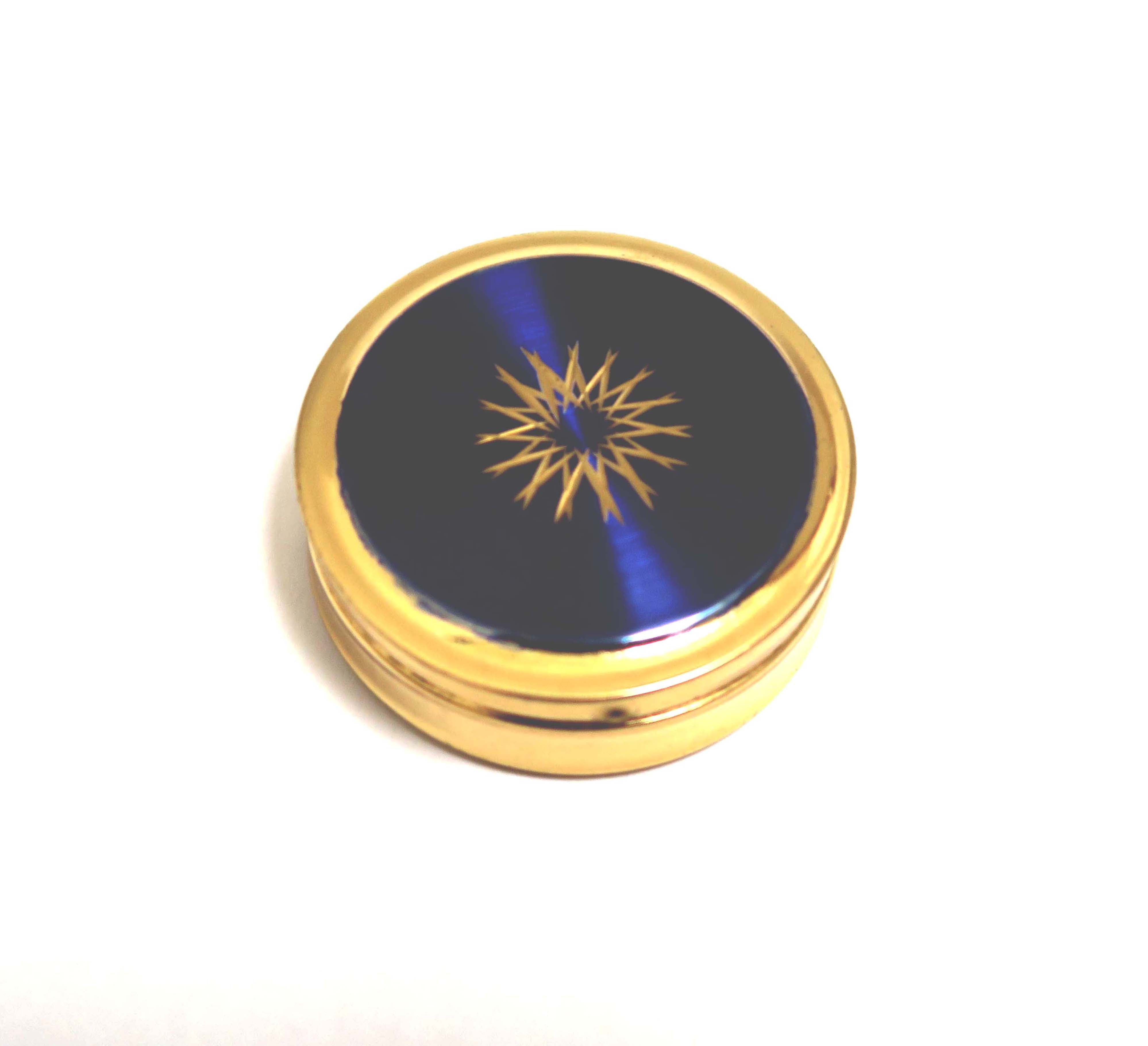 Vintage pill boxes, tins and compacts full of handmade lip