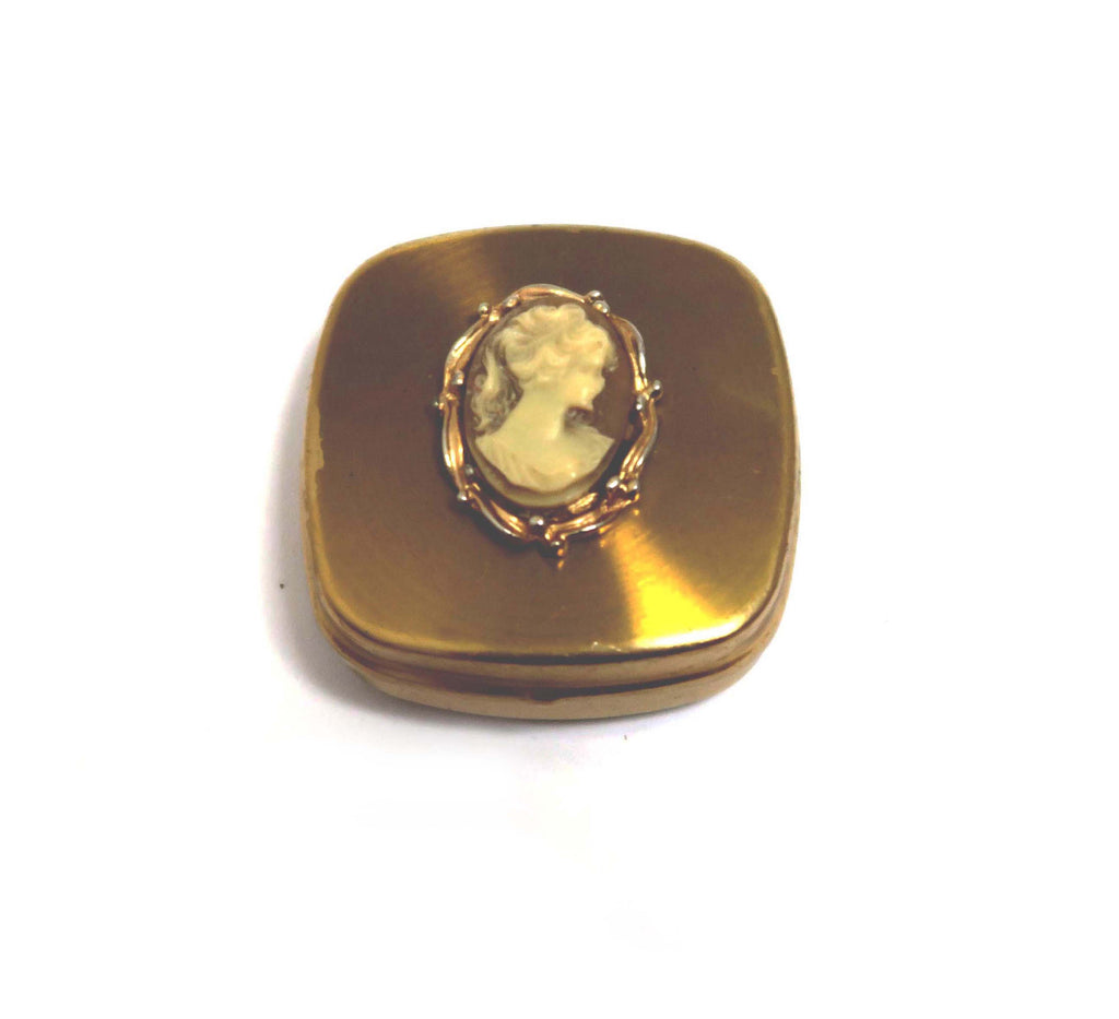 Vintage Pill Box with Lip Balm - Cameo - Andrea Garland