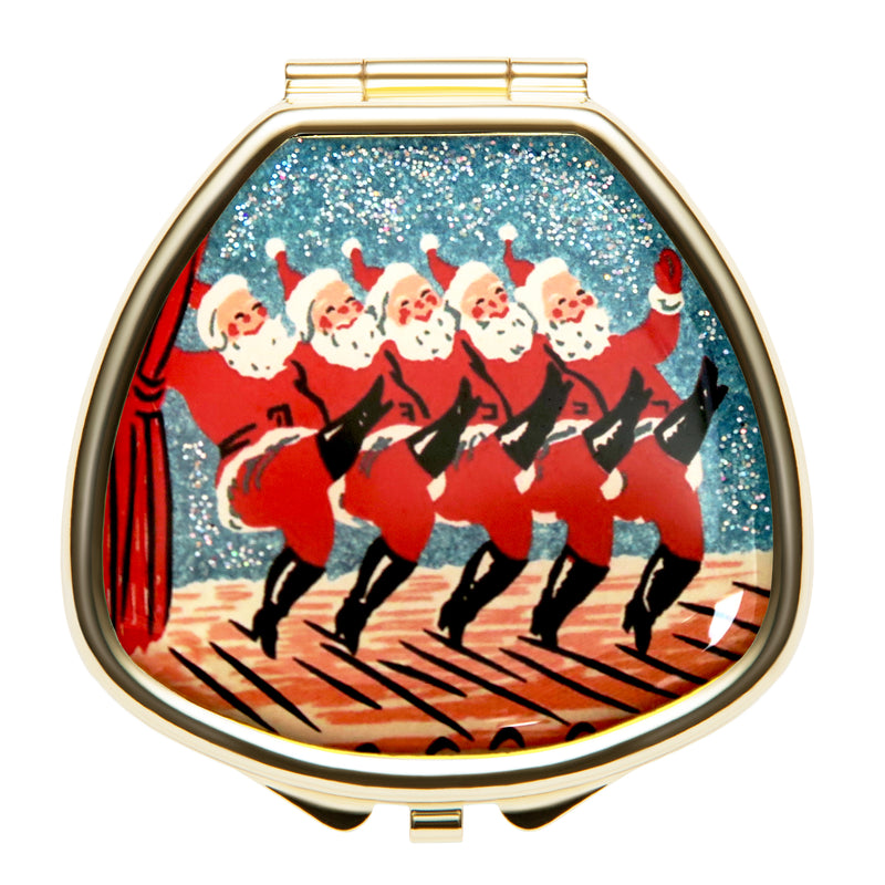 High Kicks Saint Nicks - Lip Balm Glitter Compact - Andrea Garland