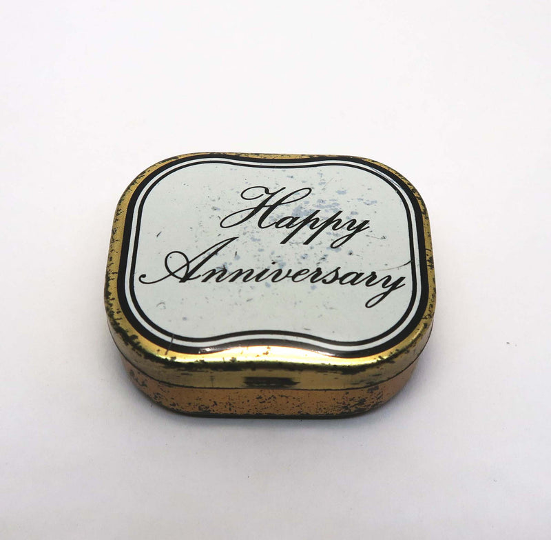 Vintage Tin with Lip Balm - Happy Anniversary - Andrea Garland