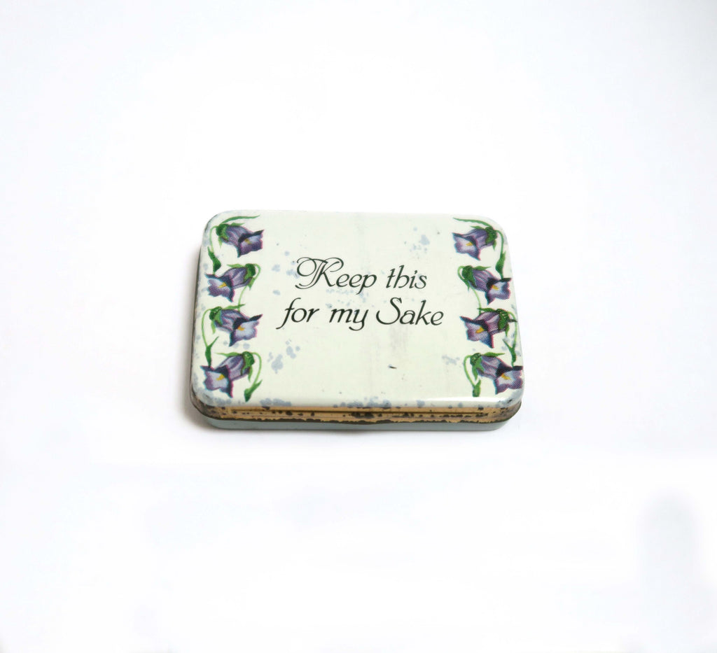Vintage Tin with Lip Balm - Keep this for my sake - Andrea Garland
