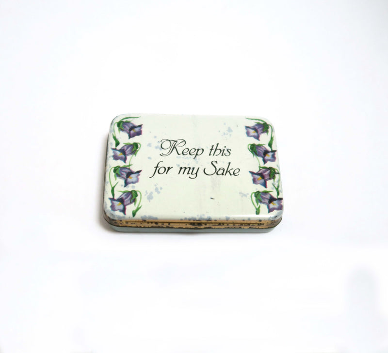 Vintage Tin with Lip Balm - Keep this for my sake - Andrea Garland