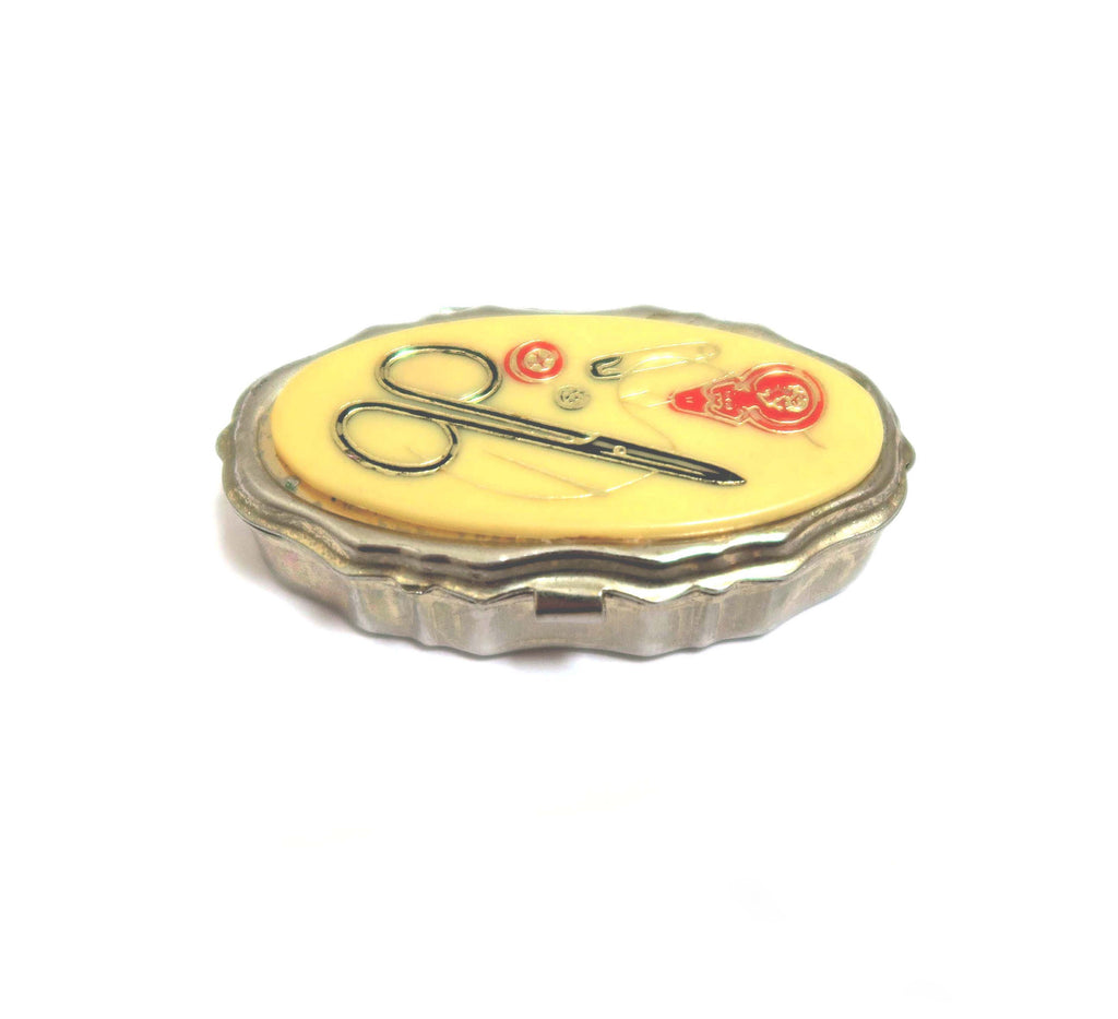 Vintage Pill Box with Lip Balm - Make, Do and Mend - Andrea Garland