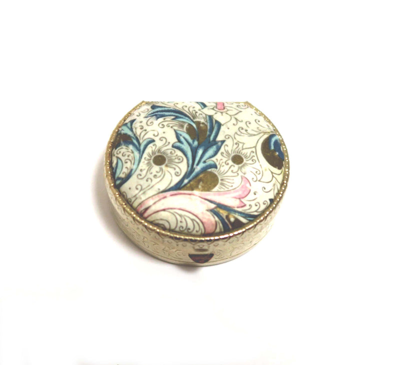 Vintage Pill Box with Lip Balm - Paisley - Andrea Garland