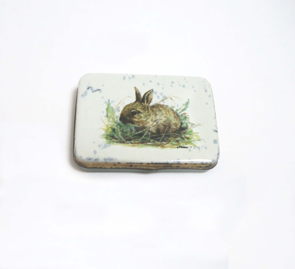 Vintage tin with Lip Balm - Rabbit - Andrea Garland