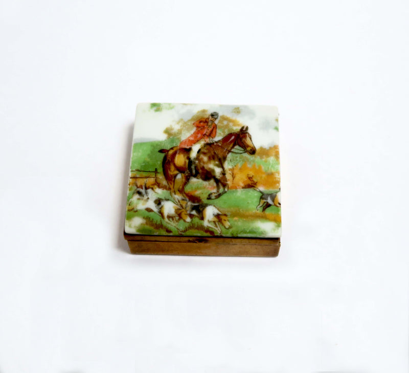 Vintage Pill Box with Lip Balm - The Hunt - Andrea Garland