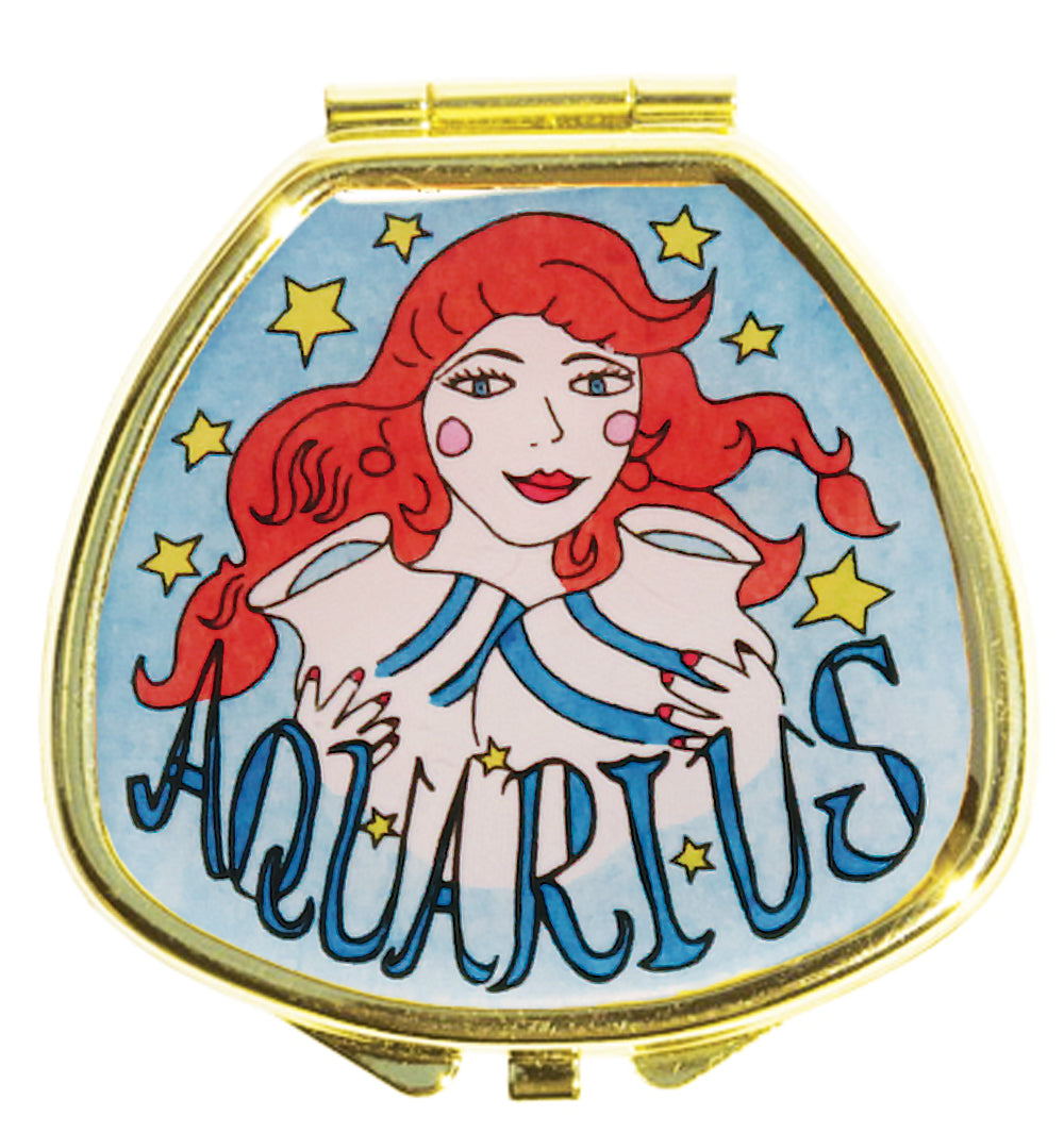 Aquarius - Zodiac Lip Balm Compact - Andrea Garland