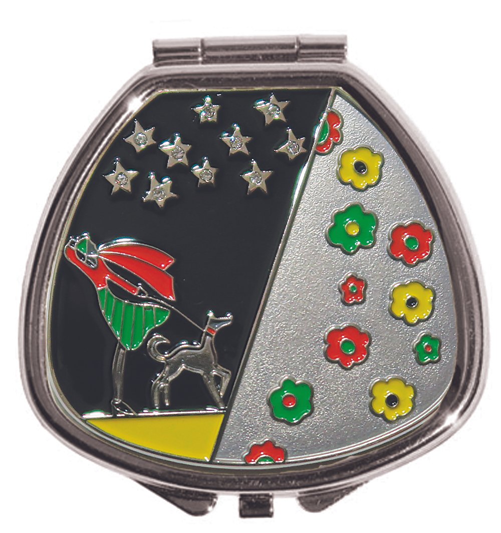 Terrier Tricolore - Lip Balm Enamel Compact - Andrea Garland