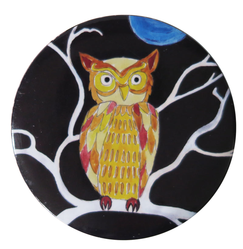 Folk Owl Pocket Mirror - Andrea Garland