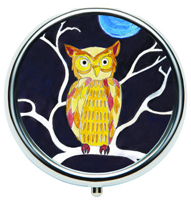 Lip Balm Compacts - Folk Midnight Owl - Andrea Garland