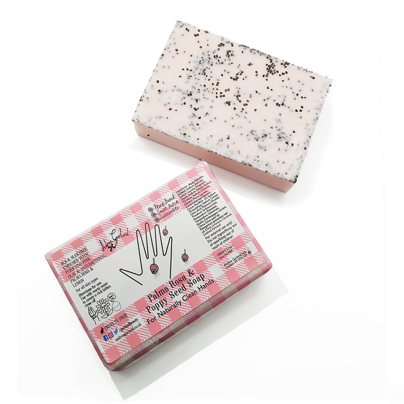 Palma Rosa and Poppy Seed Soap - Andrea Garland
