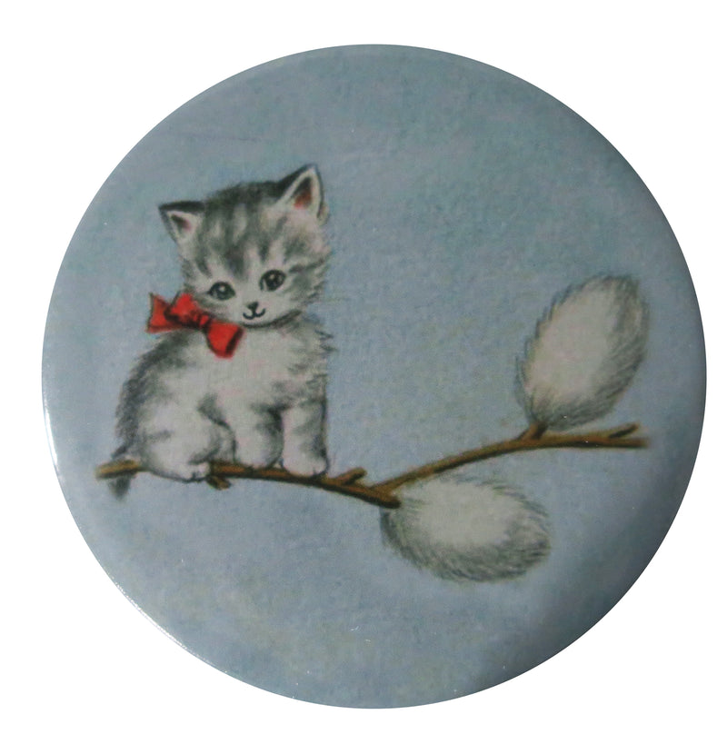 Pussywillow Kitty Pocket Mirror - Andrea Garland