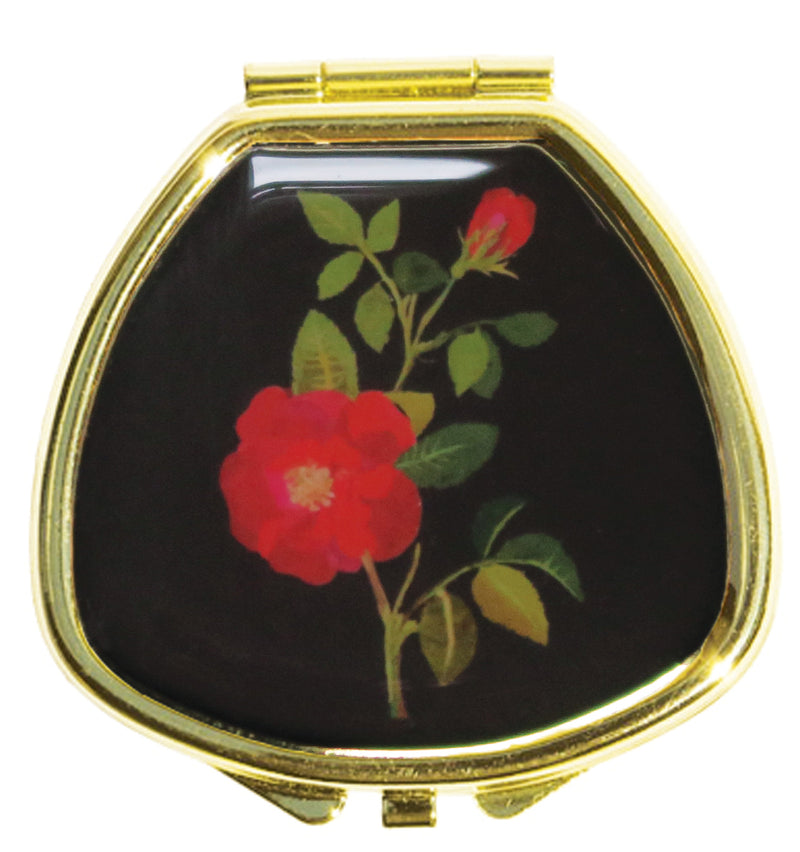 Red, Red Rose - Lip Balm Compact - refillable lip balm, eco lip balm, vegan lip balm, vintage lip balm, no waste lip balm, sustainable beauty, vintage inspired lip balm, lip balm compact, refill, cruelty free, handmade lip balm, small batch lip balm, vintage, Andrea Garland