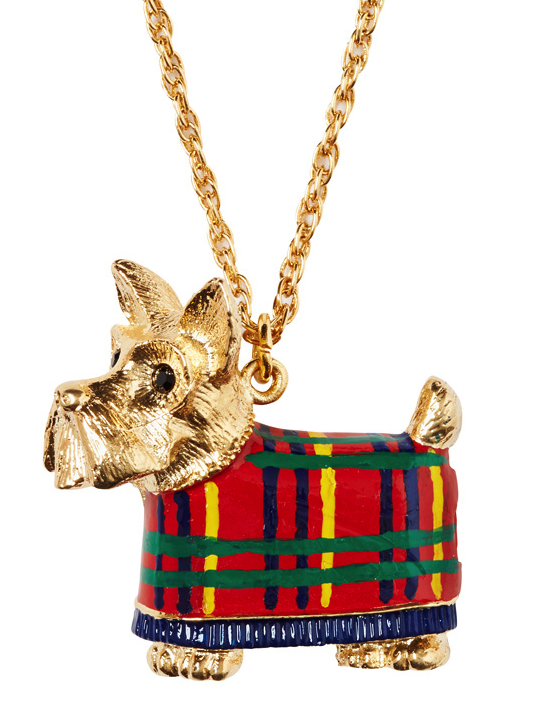 Tartan Toto Scottie Dog Lip Balm Necklace - Andrea Garland