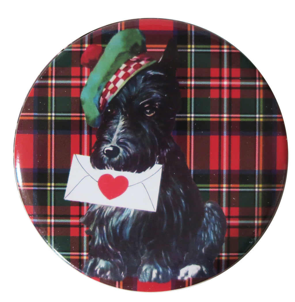 Tartan Terrier Pocket Mirror - Andrea Garland